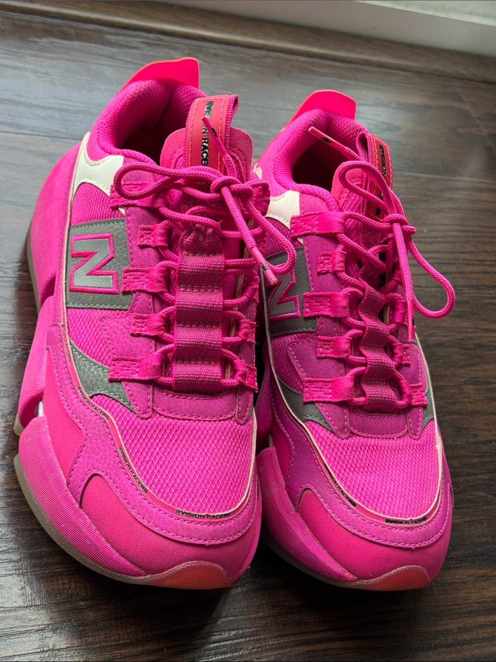 New Balance Bright Pink Athletic Sneakers